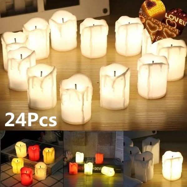 24-Piece: LED Flameless Candle DailySale