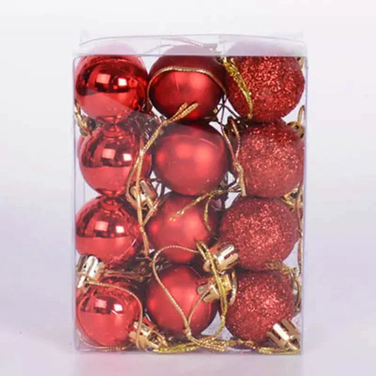 24-Pieces: Sparkling Christmas Balls DailySale