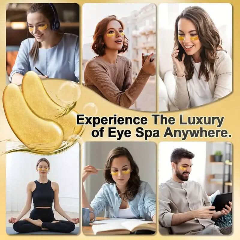 25-Pairs: 24K Gold Eye Mask DailySale