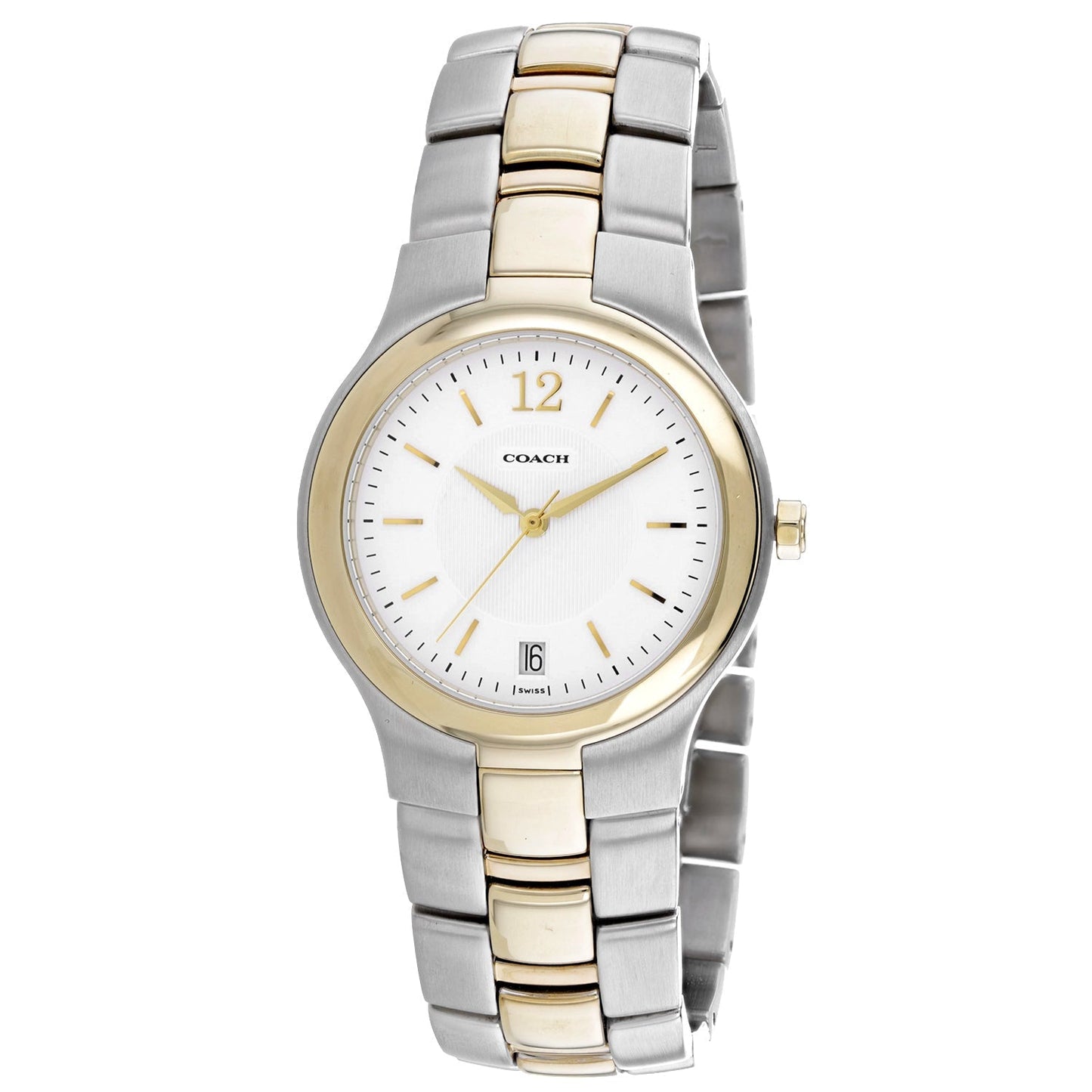 Coach Men's Two-Tone Silver & Gold Bids.com