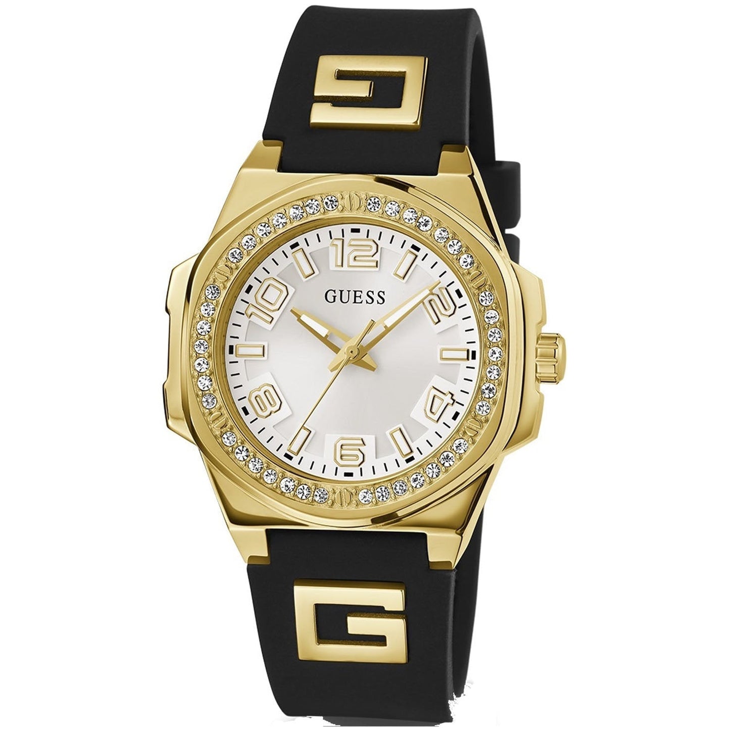 Guess Women's Black Gold Wristwatch Bids.com