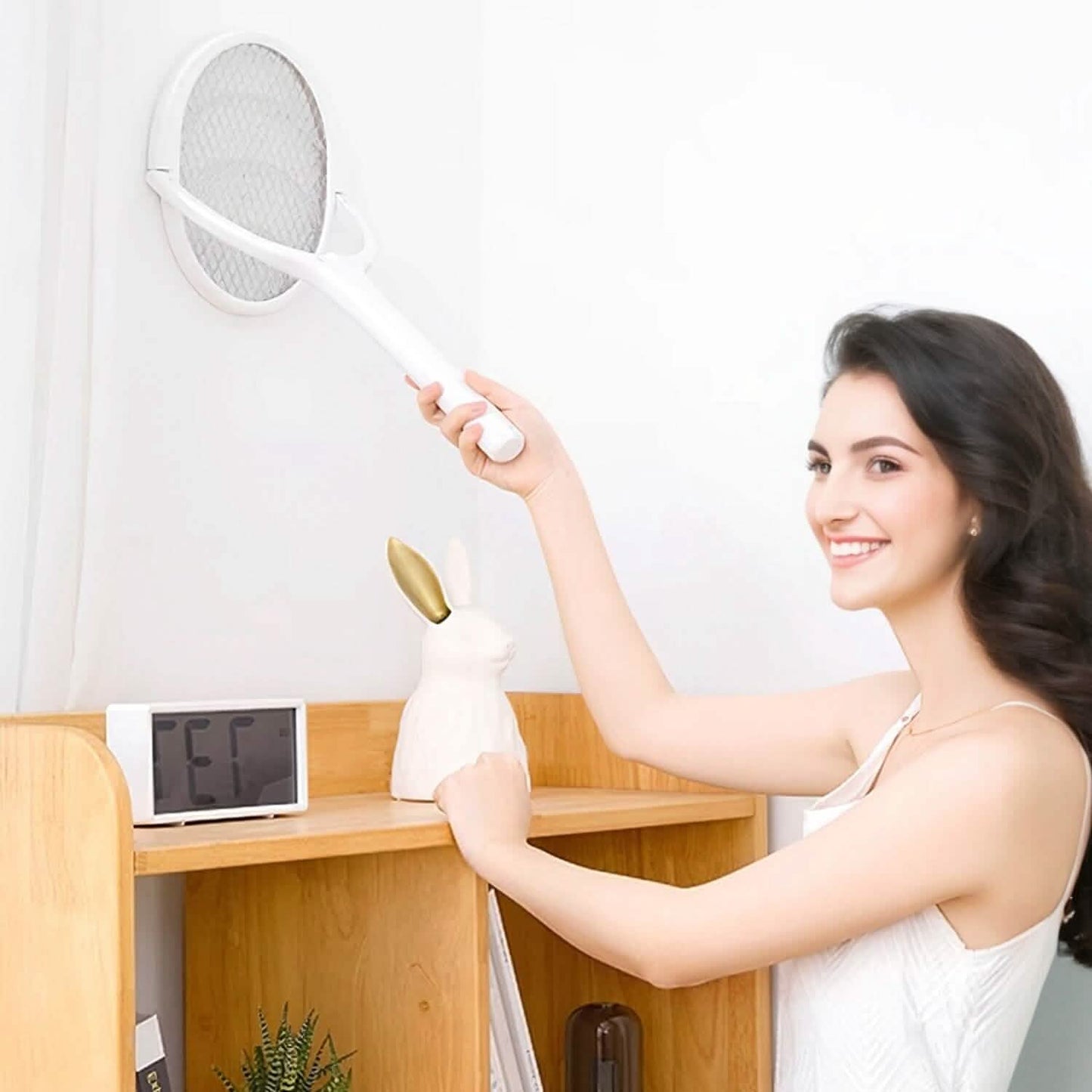 3-in-1 90º Rotating Electric Bug Zapper Racket DailySale