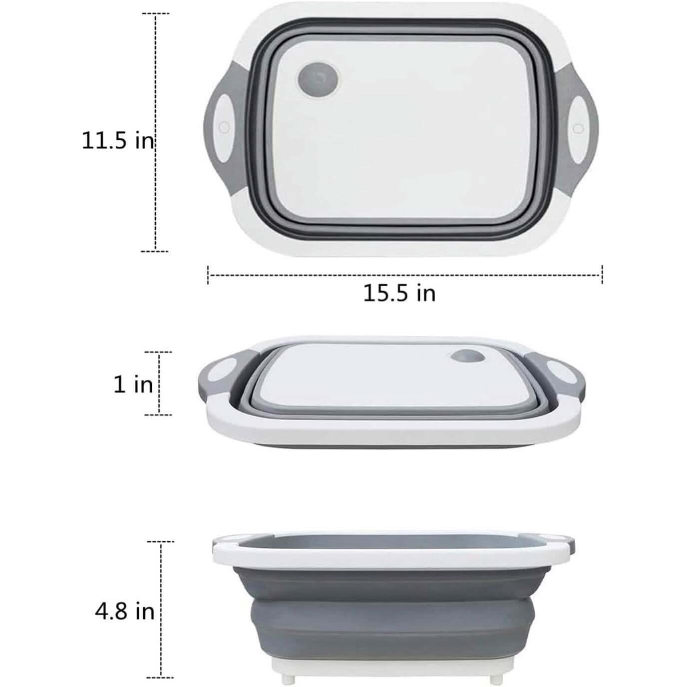 3-in-1 Multifunctional Foldable Cutting Board DailySale