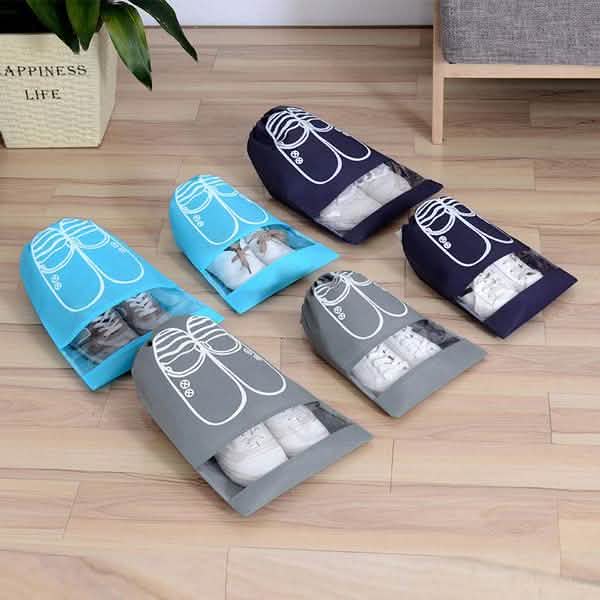3-Pack: Drawstring Shoe Storage Bag DailySale