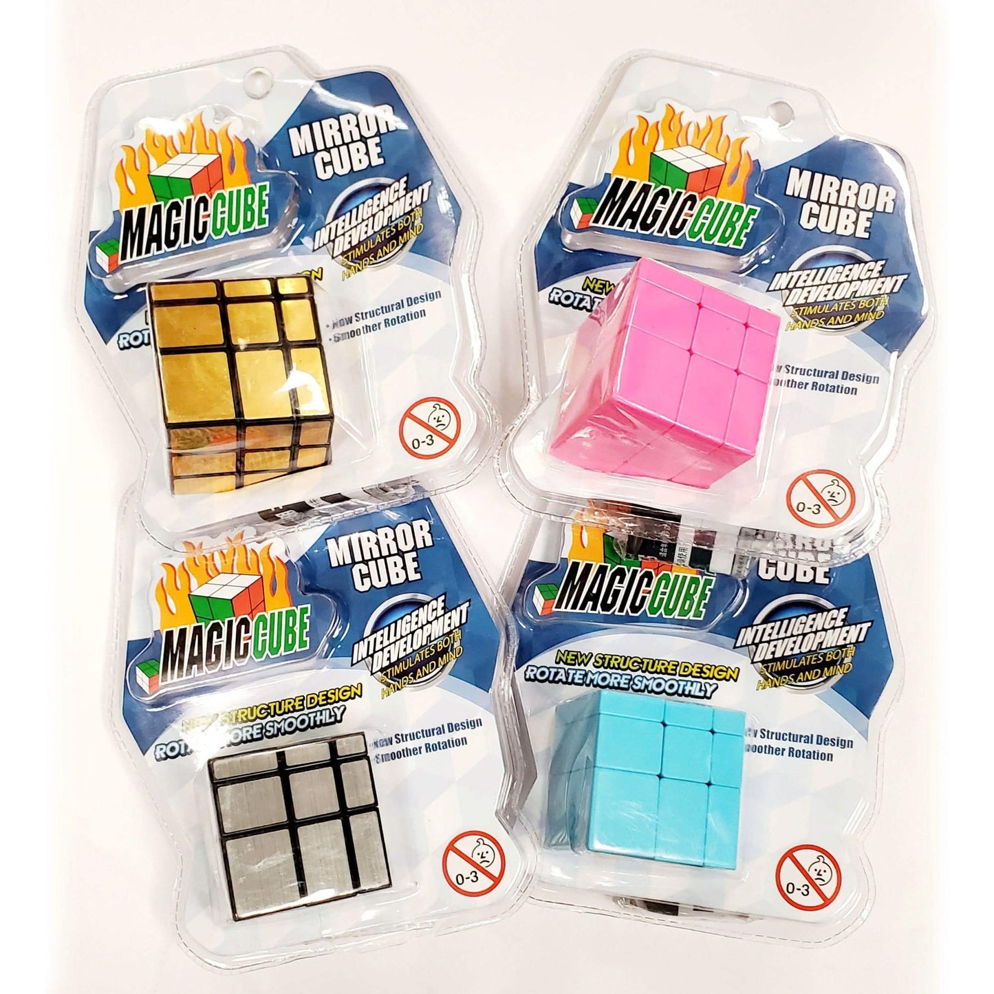 3-Pack: Magic Cube 3x3 Block Brain Teaser Cube Puzzle Toy DailySale