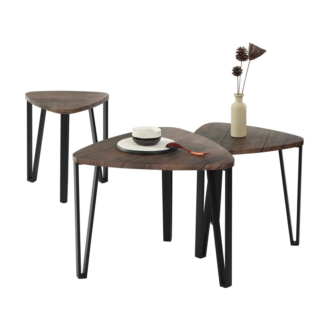 3-Pack: Stacking Side Table Set DailySale