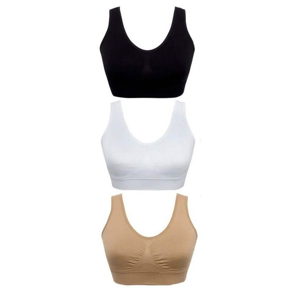 3-Pack: Total Comfort Ahh Bras DailySale