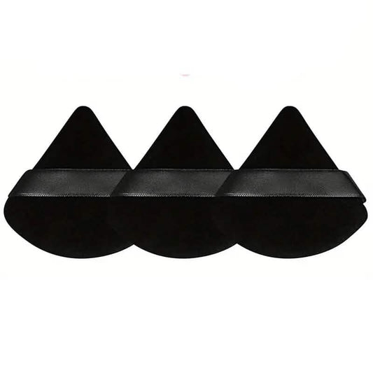 3-Pack: Triangle Powder Puff for Loose Powder and Liquid Cosmetic DailySale