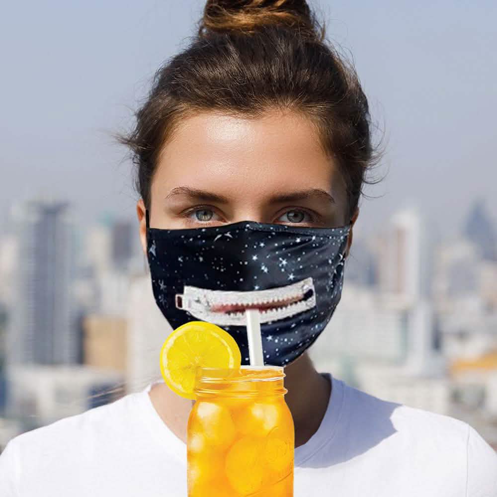 3-Pack: Zipper Reusable Cotton Face Mask for Everyday Use DailySale