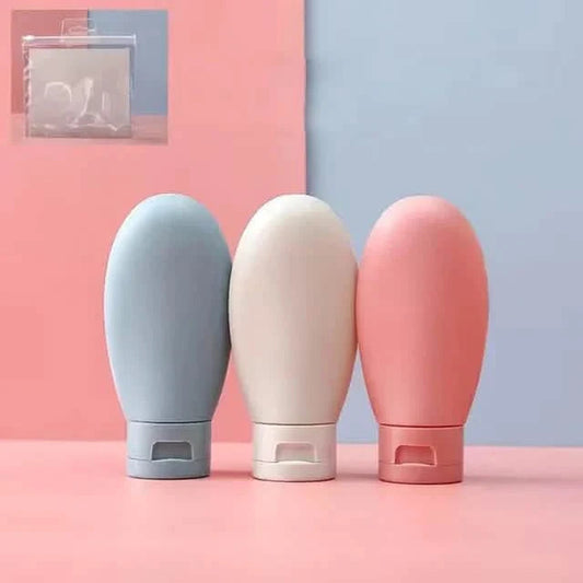 3-Piece: 60ml Leakproof Travel Bottle Set DailySale