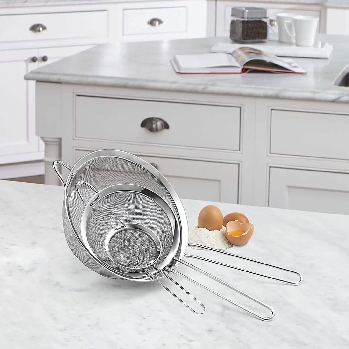 3-Piece Set: Cuisinart Mesh Strainers DailySale
