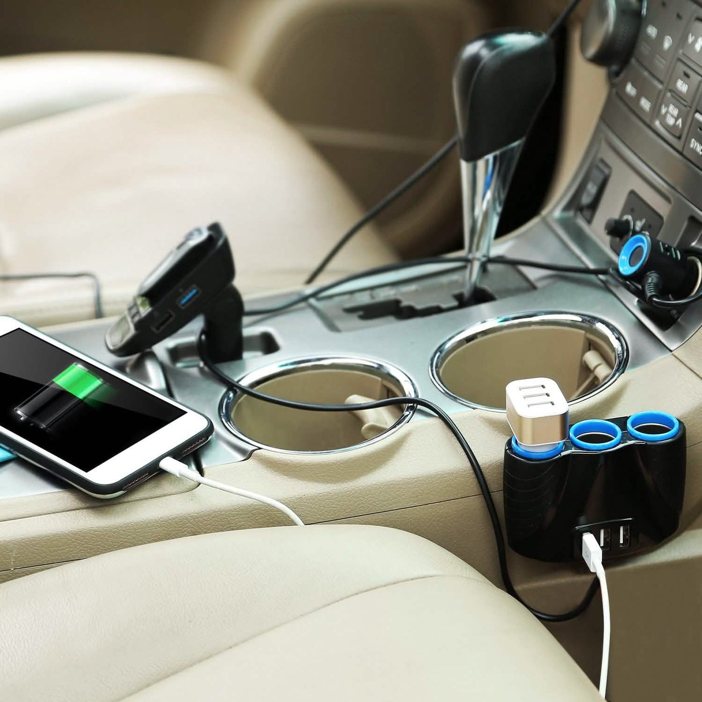 3-Socket Car Cigarette Lighter Splitter DailySale