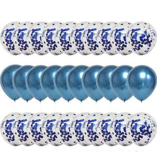 30-Pieces: Colorful Paper Latex Balloon Party Supplies DailySale