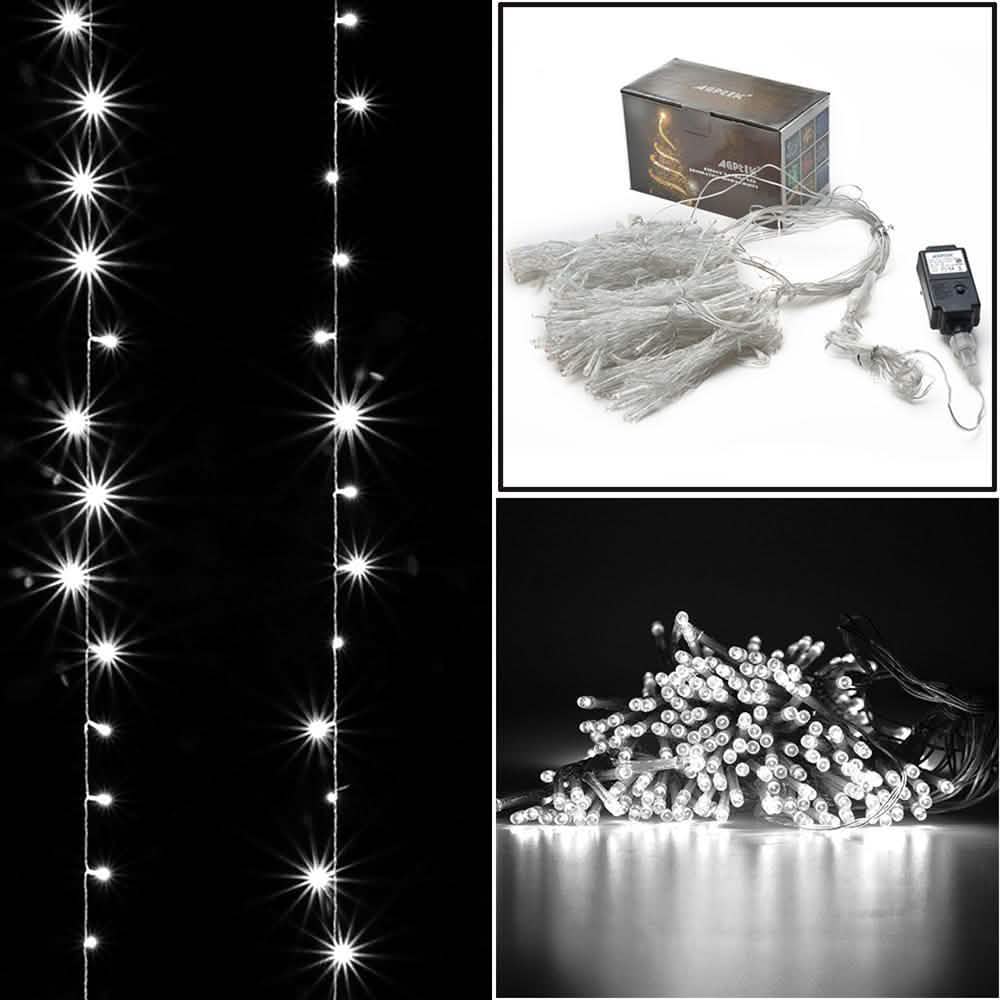 300 LED Curtain Light Safety Voltage Operated - 8 Lighting Modes DailySale