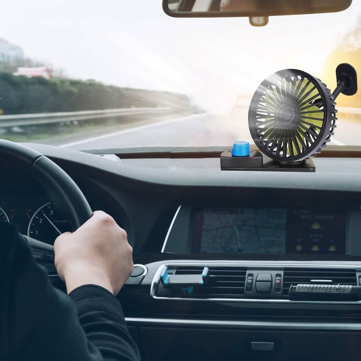 360 º Rotatable Car Cooling Fan with 3 Speeds DailySale