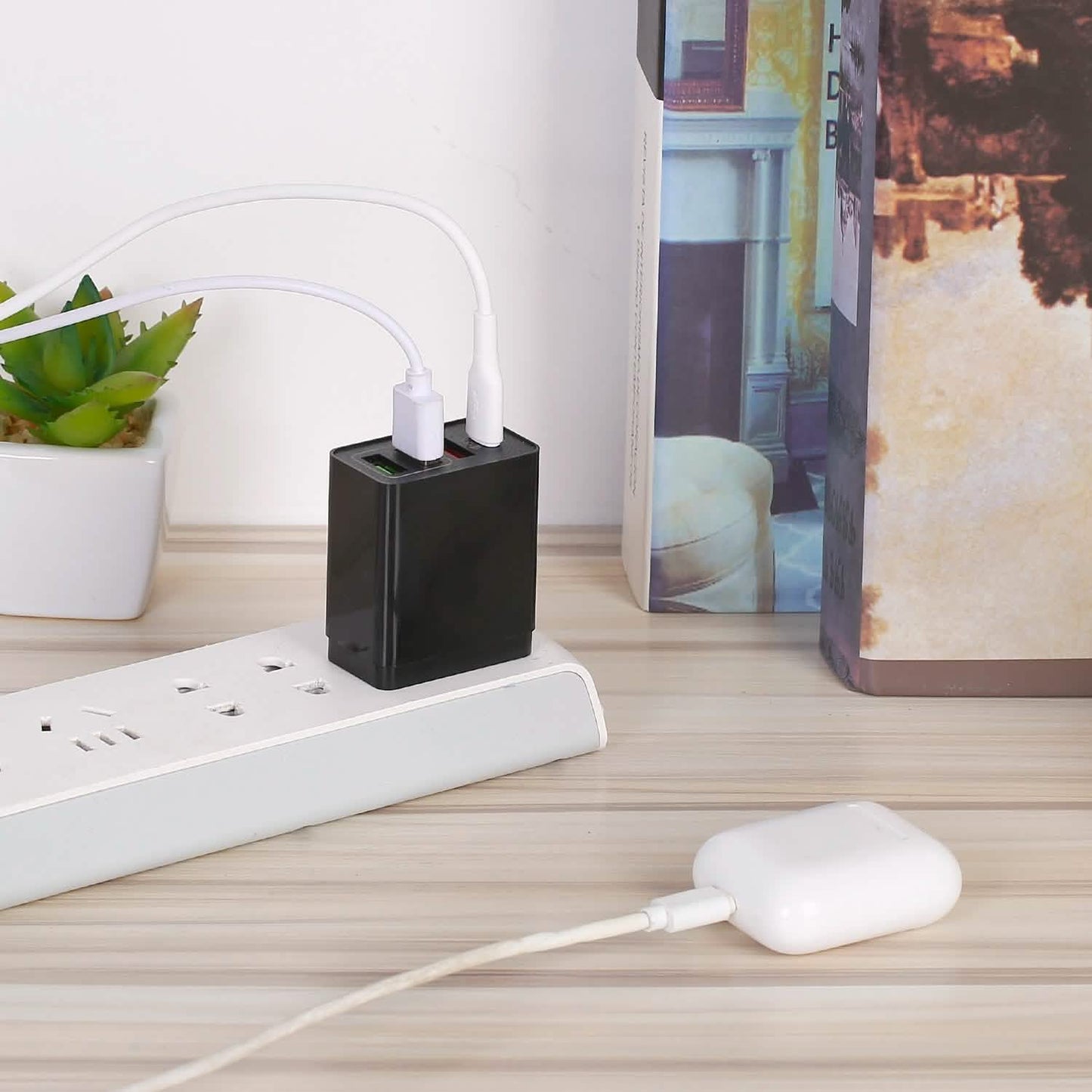 36W USB C 4-Port Fast Charger DailySale