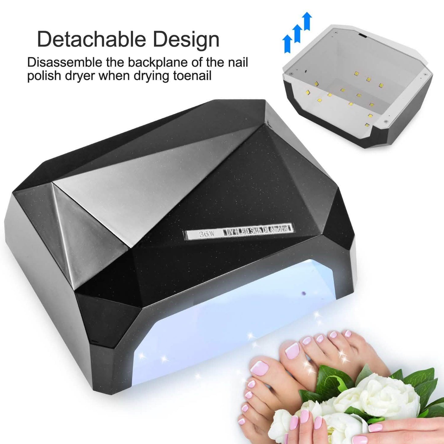36W UV LED Lamp Nail Polish Dryer DailySale