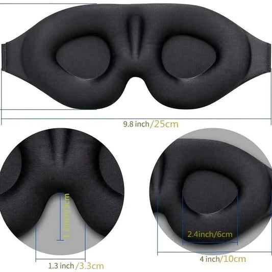 3D Contoured Cup Sleeping Mask and Blindfold DailySale