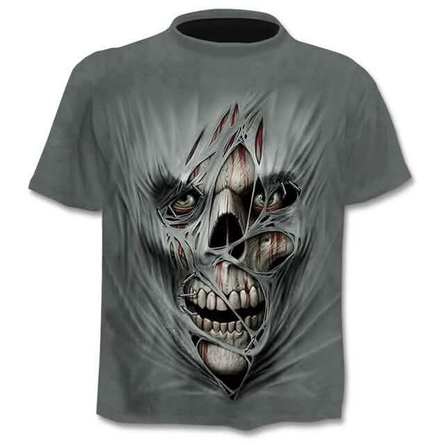 3D Print T Shirt Punk Style Clothing DailySale