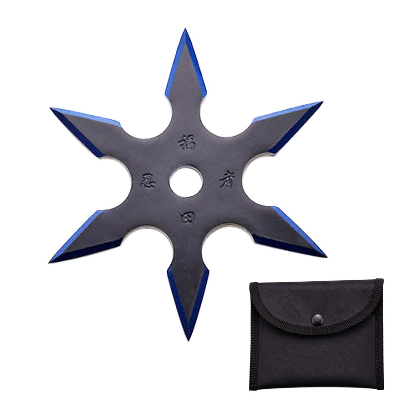 4" 6 Points Throwing Star with Pouch DailySale