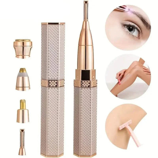 4-in-1 Facial Electric Hair Removal Painless Shaver Rechargeable Full Body Epilator DailySale