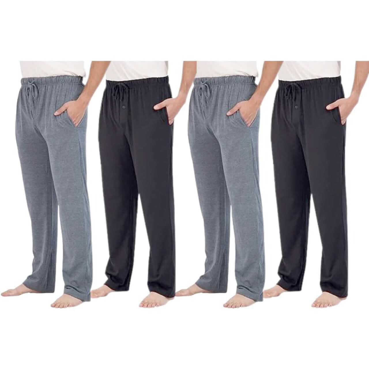 4-Pack: Men's Cotton Lounge Pants with Pockets DailySale