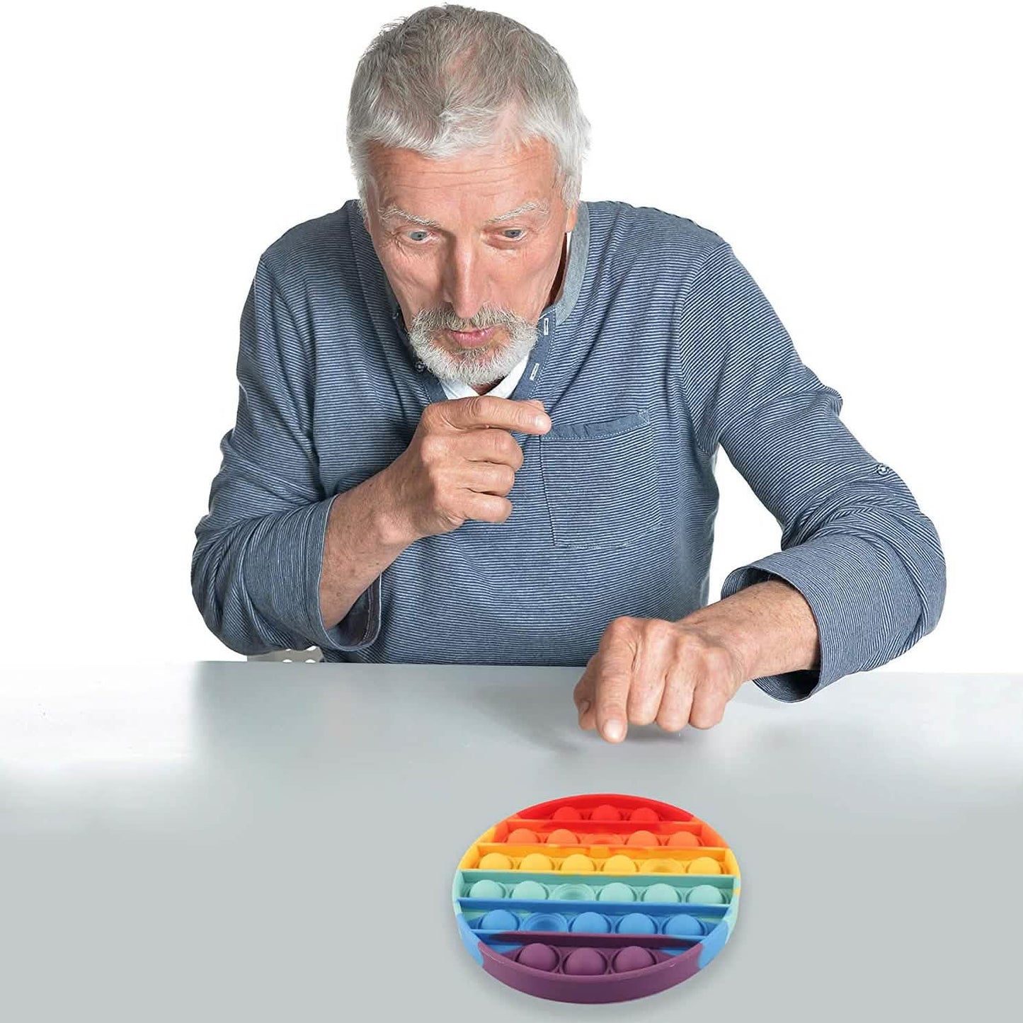 4-Pack: Rainbow Pop-It Bubble Popper DailySale