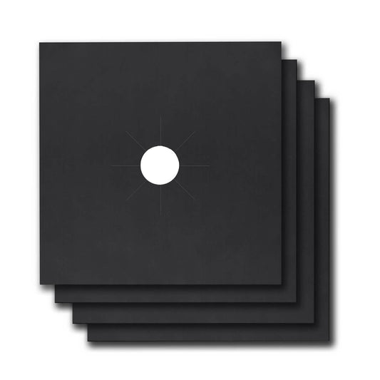 4-Pack: Reusable Nonstick Overtop Burner Protector Liner DailySale