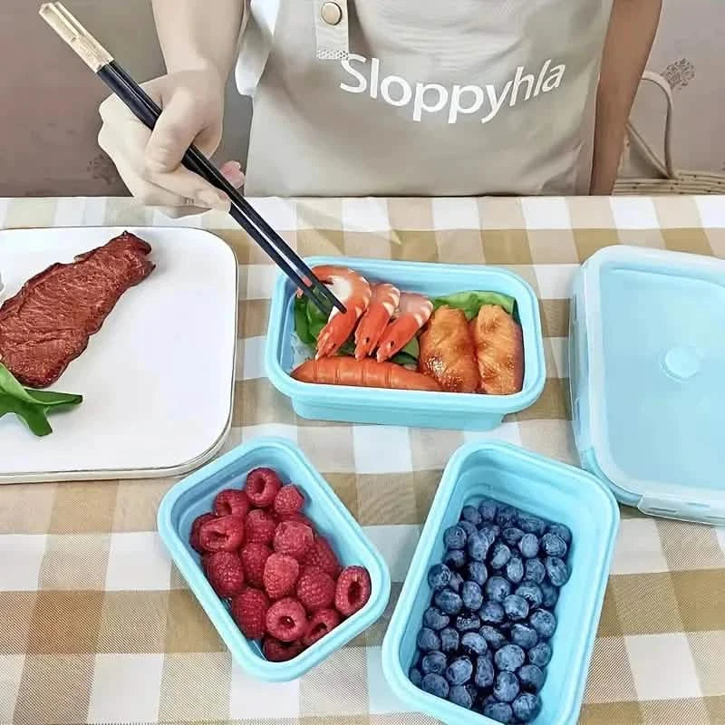 4-Piece Set: Plastic Food Storage Containers With Lids DailySale