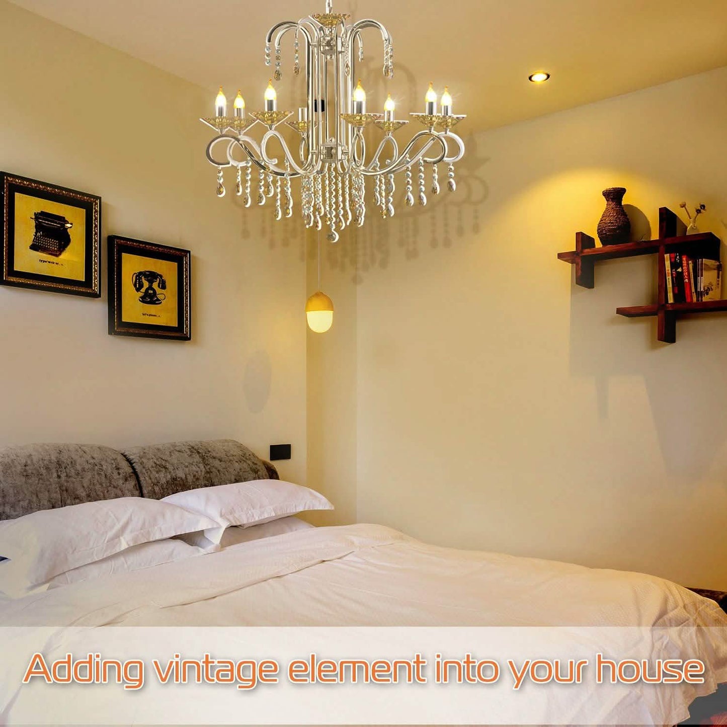 4-Pieces: 5W E12 Candelaria Bulbs DailySale