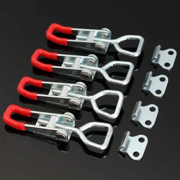 4-Pieces: Adjustable Cabinet Boxes Lever Handle Clamp DailySale