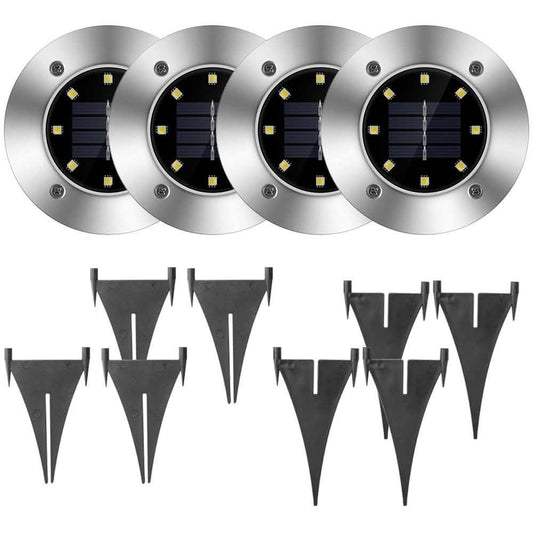 4-Pieces: Solar Waterproof Ground Light DailySale