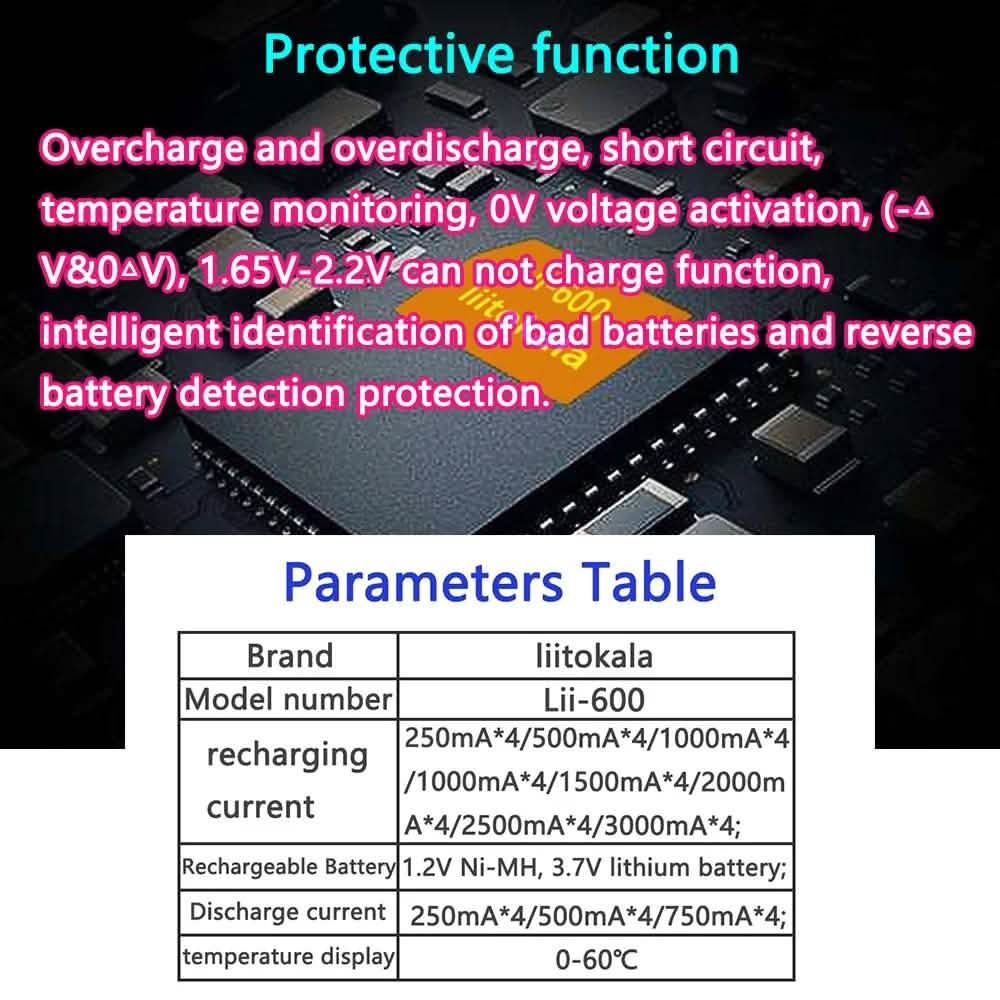 4 Slots Independent Charging Battery Charger DailySale
