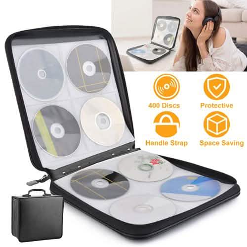 400 Discs CD DVD Storage DailySale