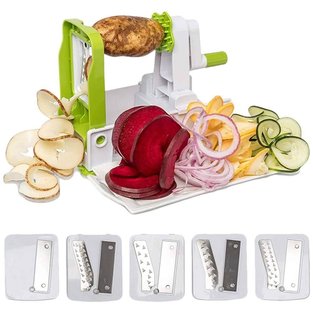 5-Blade Vegetable White Spiralizer and Slicer DailySale