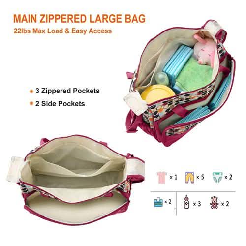 5-Pack: Baby Nappy Diaper Bag Set DailySale