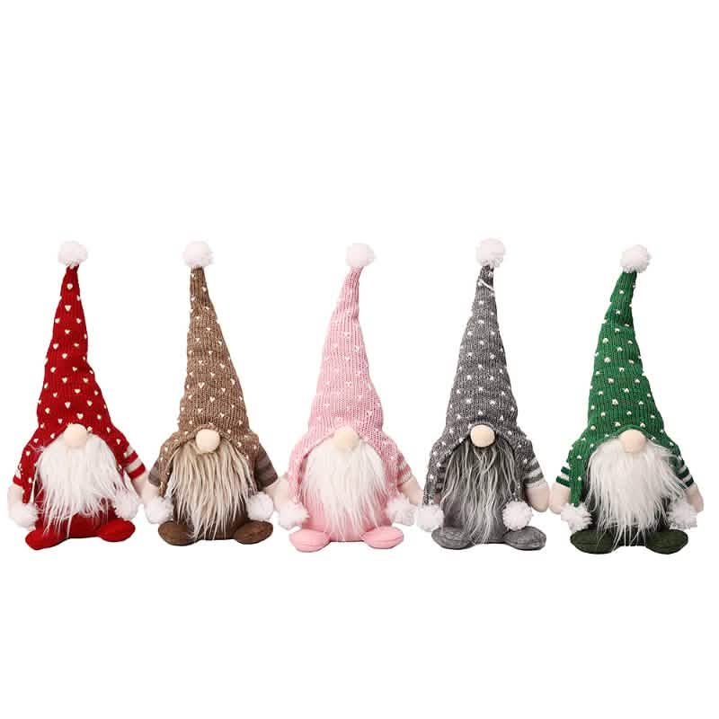 5-Pack: Christmas Gnome Plush Doll DailySale
