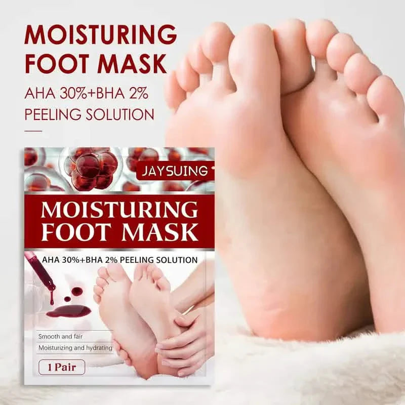 5-Pack: JAYSUING AHA 30% BHA 2% Peeling Solution Foot Mask DailySale