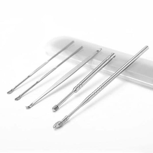 5-Piece: Stainless Steel Earpick Set DailySale