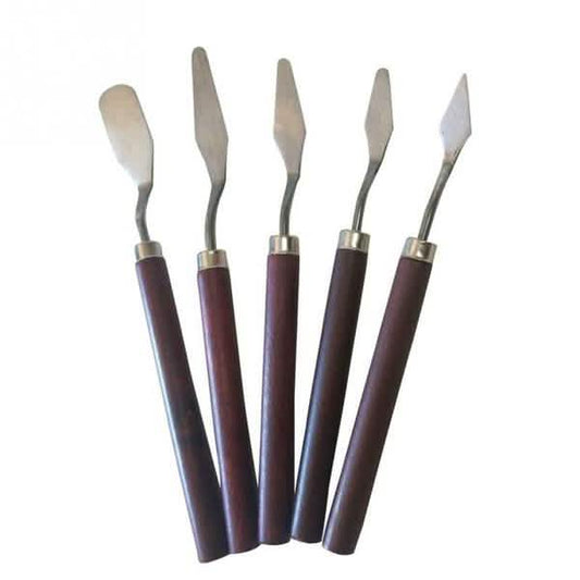 5-Pieces: Palette Steel Oil For Professional Stainless Knife Tool Painting Spatula DailySale