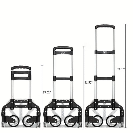 Folding Aluminum Hand Cart & Dolly – 165 lb Capacity | Lightweight & Portable DailySale
