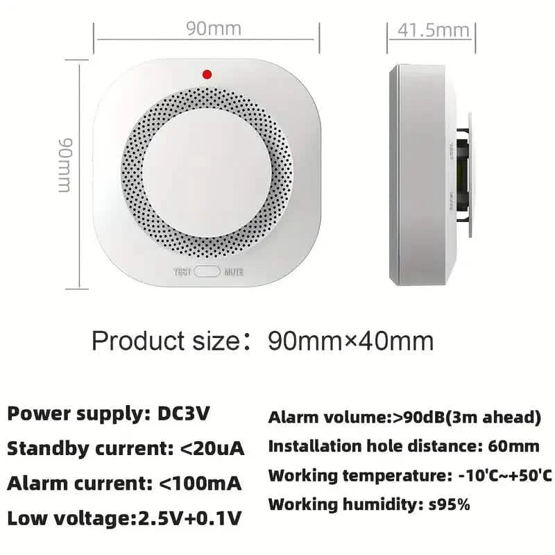 WiFi Smoke Alarm – Smart Fire Detector for Home & Business DailySale