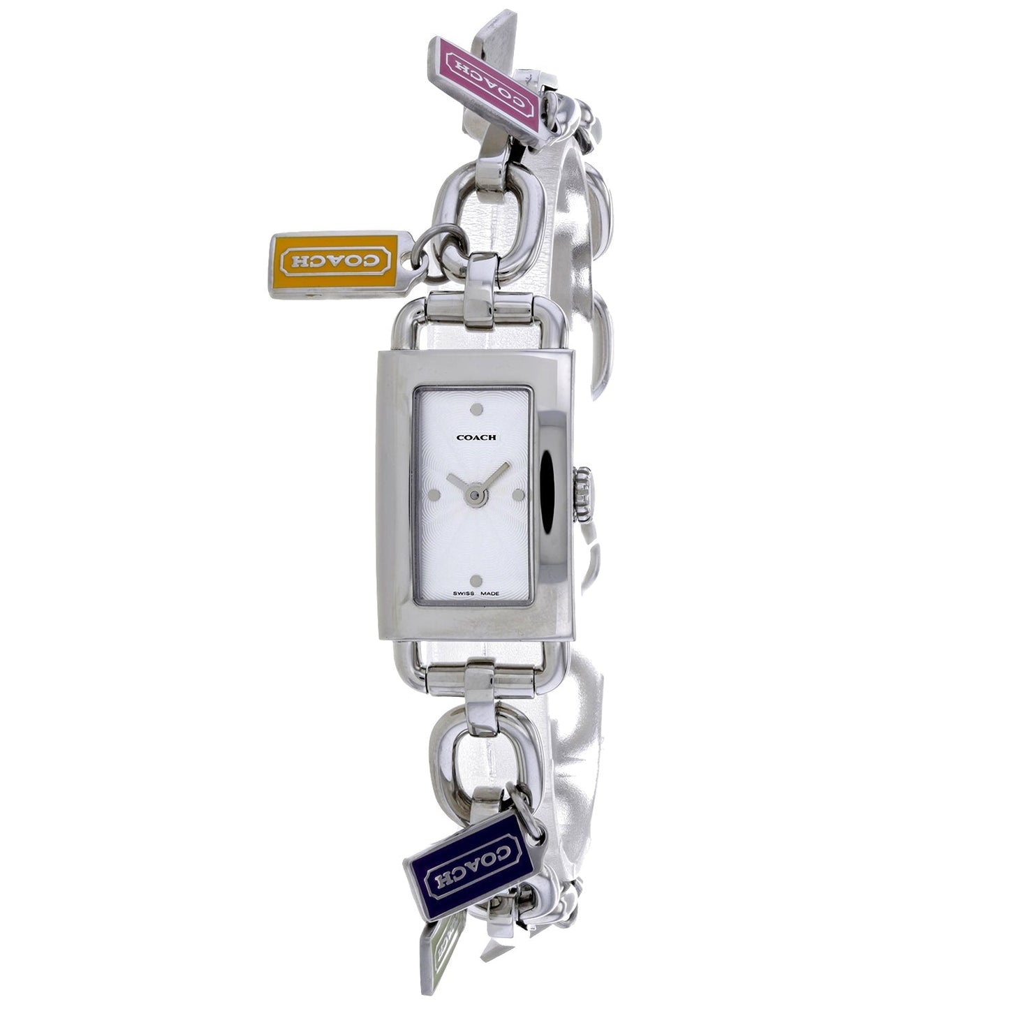 Coach Women's Silver Stainless Steel White Dial Bids.com