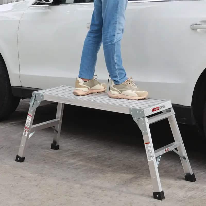 Portable Bench Folding Ladder Stool with Non-Slip Design DailySale