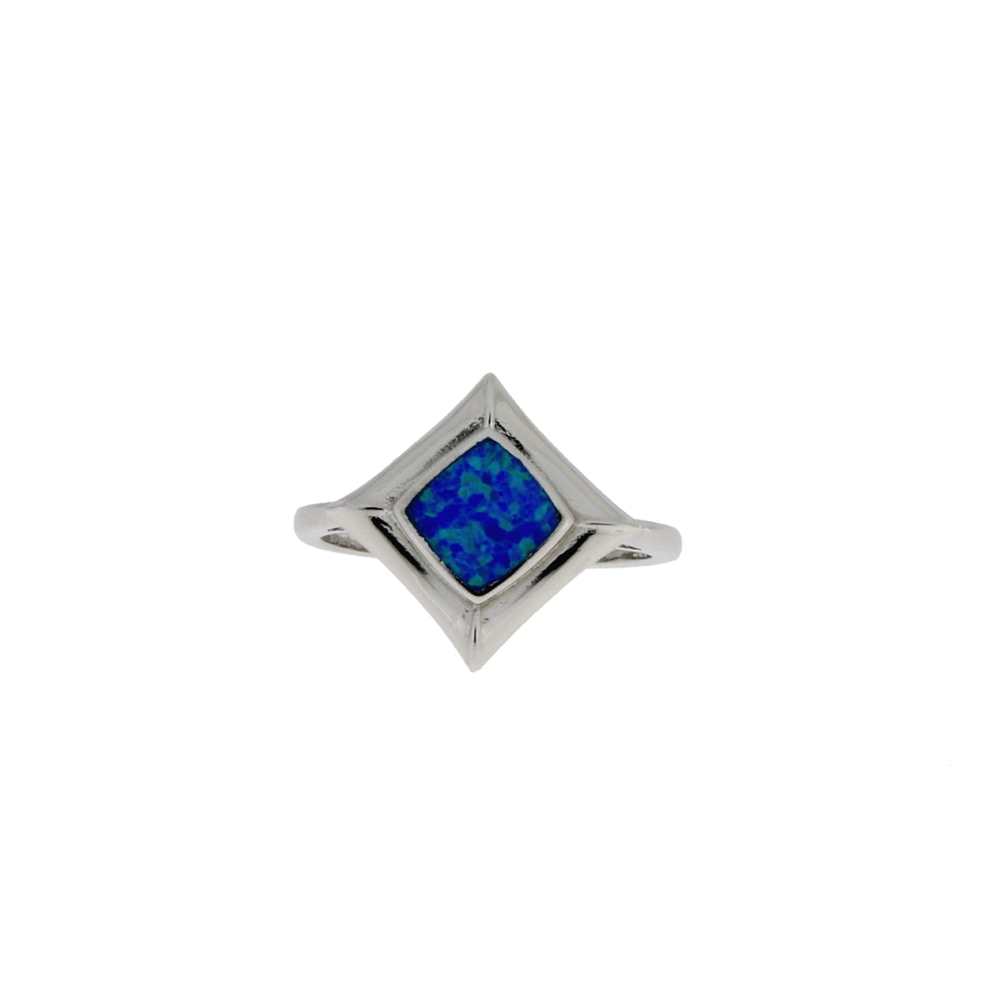 Genuine Created Opal Ring Sterling Silver Bids.com