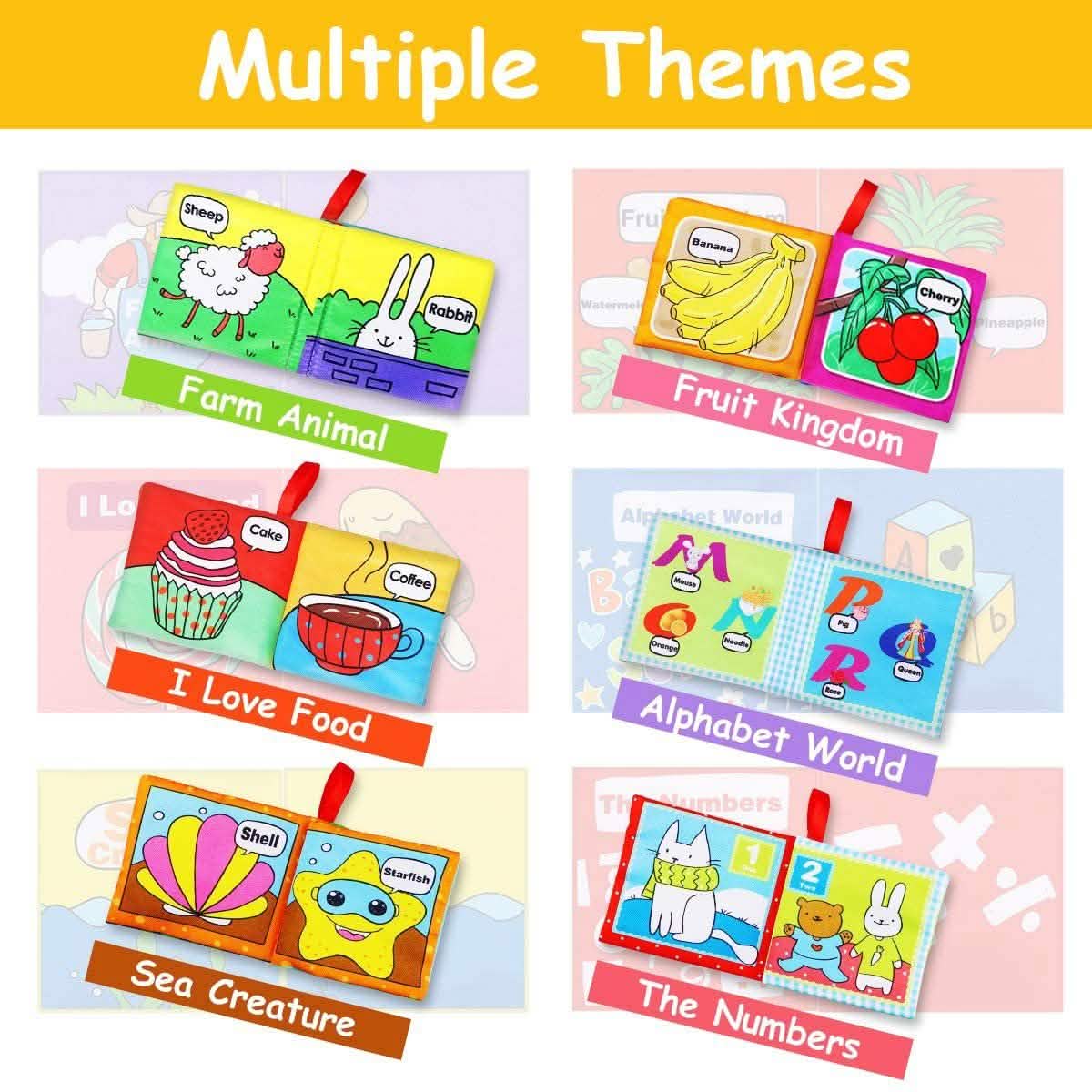 6-Pack: Magicfun Cloth Baby Books DailySale