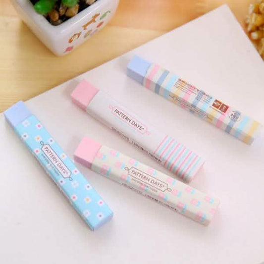 6-Pack: Stationery Supplies Kawaii Candy Color Eraser DailySale