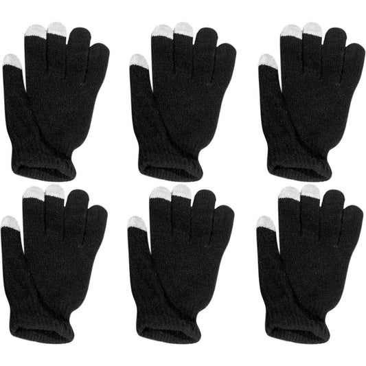 6 Pairs: Unisex Touchscreen Ultra-Soft & Comfy Gloves DailySale