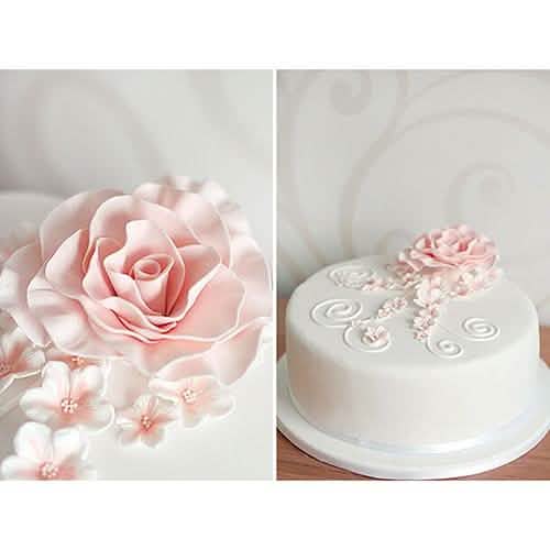 6-Piece: Baking Mold Fondant Cake Sugarcraft Rose Flower Cookie DailySale
