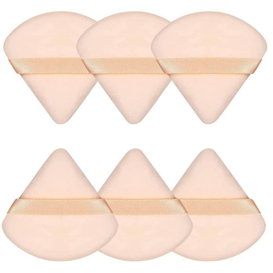 6-Piece: Face Soft Triangle Powder Puff DailySale
